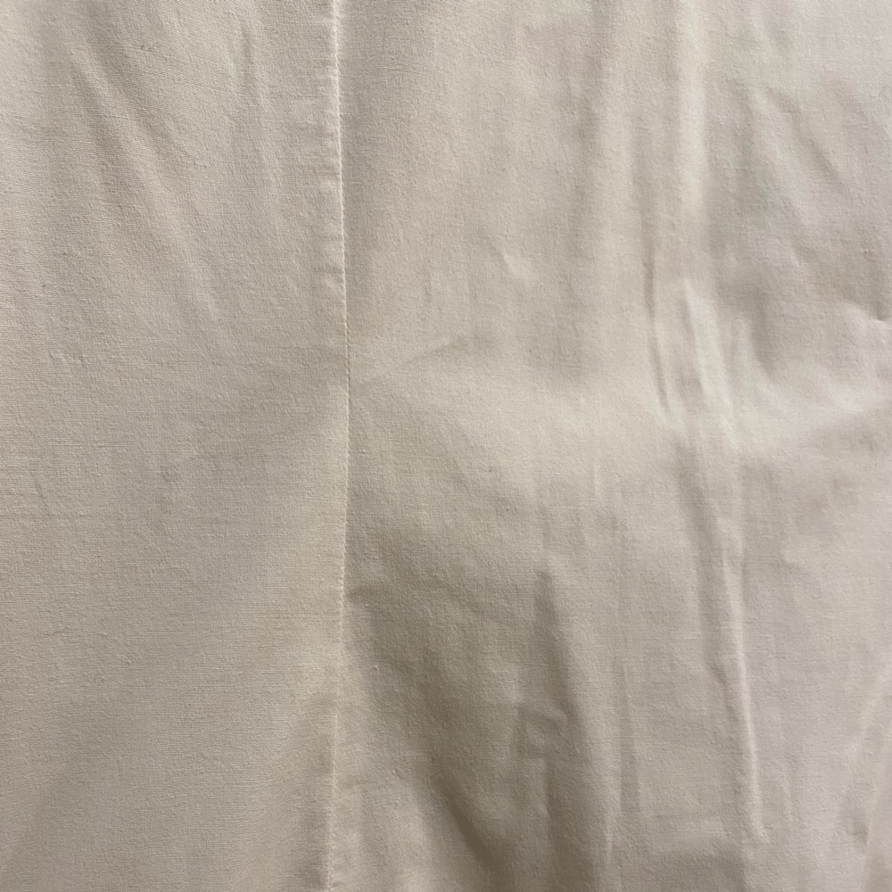 Bebe White Button Down Blouse With Stretch, Large - image 4